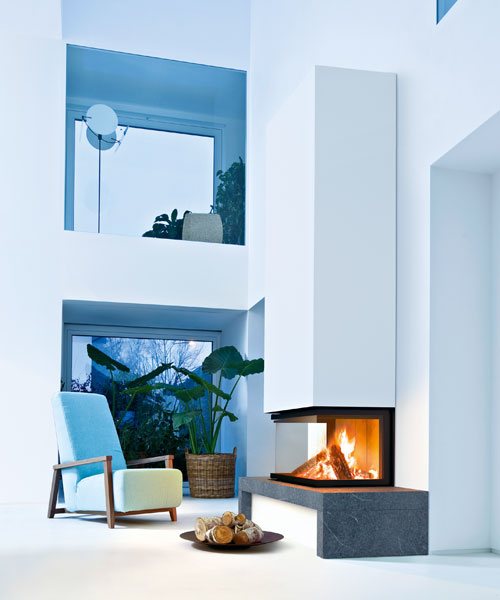 Forma design fireplace by MCZ