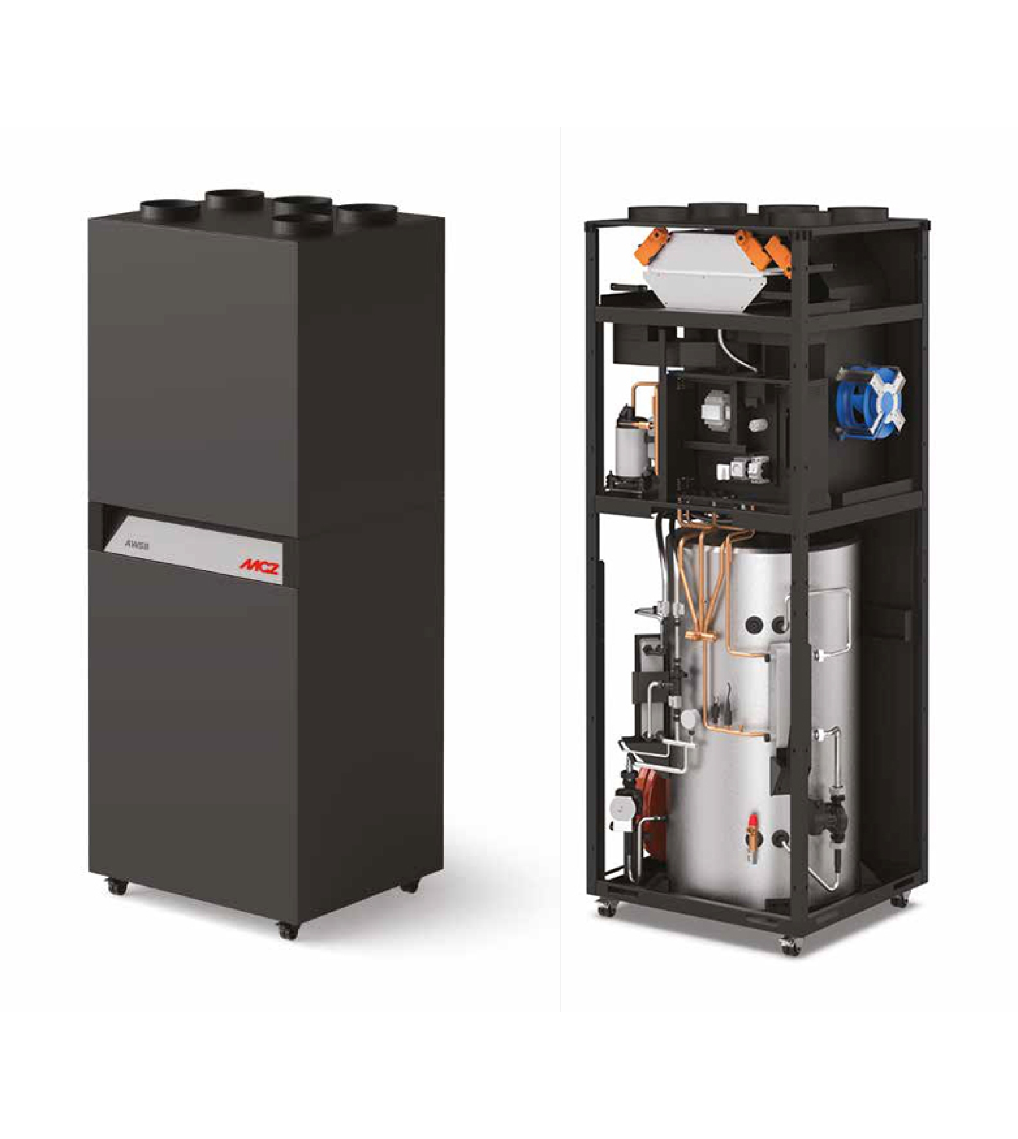 Sistema HVAC MCZ Compact pompa di calore