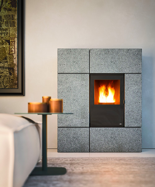 Stream modern pellet stove by MCZ